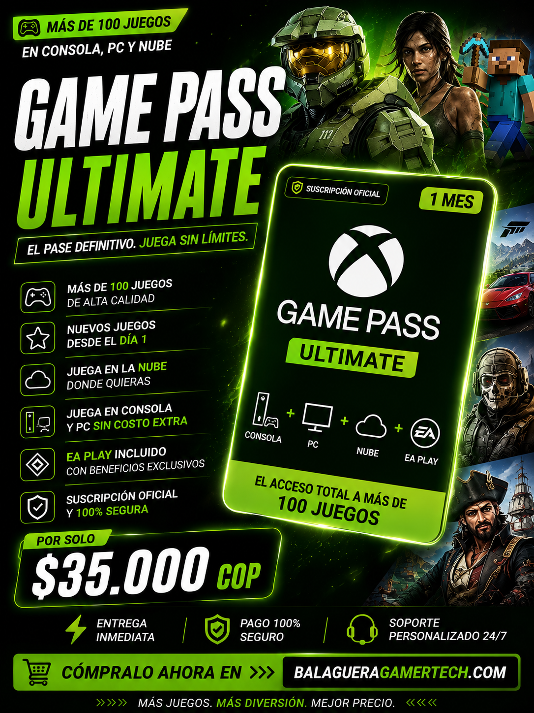 GAME PASS ULTIMATE — 1 MES